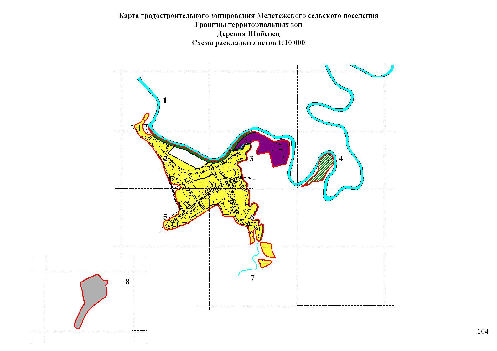 Шибенец брянская область карта